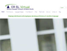 Tablet Screenshot of crslvirtual.com